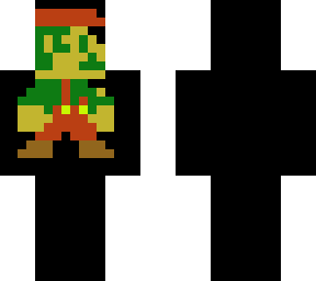 mario pixel art skin