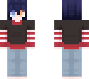black sweater