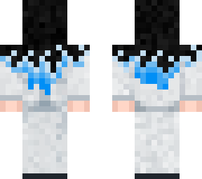 burntman white w/ blue flame