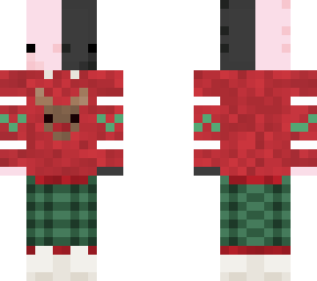 chimera axolotl christmas outfit (my version)
