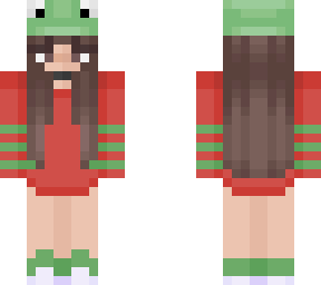 christmas frog girl v.2