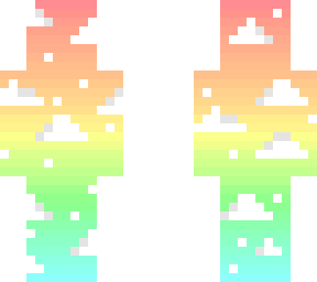 rainbow cloud ombre