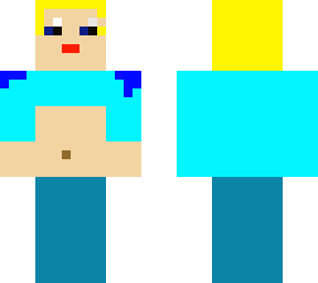 blue girl