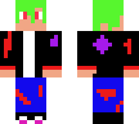evil bruised and bloody man
