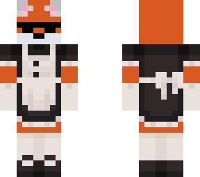 gamemode foxee in a maid outfit