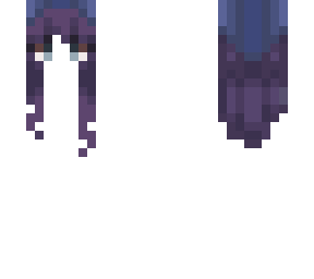 plum hair with beanie