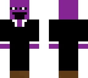 purple guy in a suit