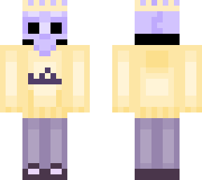 skelly with yellow hoodie (my oc)