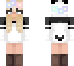 blonde panda flower crown *edit*
