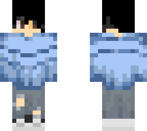 boy with blue sweater