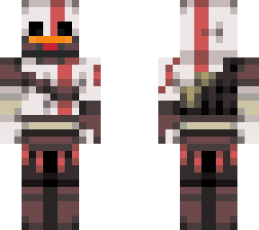 kratos god of war but hes a chicken
