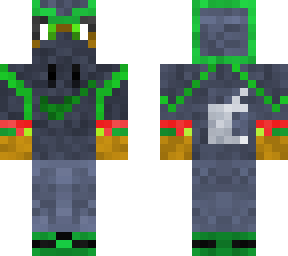 ninja boy with hoodie and apple logo (updated again)