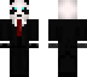 panda in suit