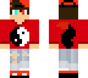 wolf boy with red shirt