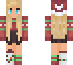 christmas girl blonde