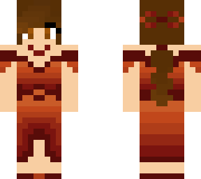 fall girl with ponytail