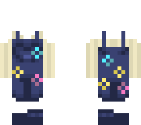 flower dungarees base