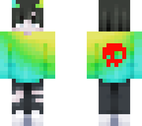 guy with skull logo (red editon)