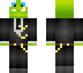 klungo with a suit