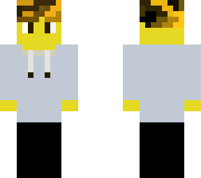 person with curly orangish yellowish brown/blackish hair (no inside skin)