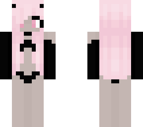 pink black bikini demon girl~