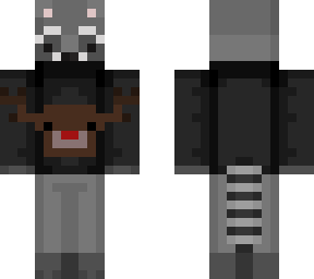 racoon turtle neck edit