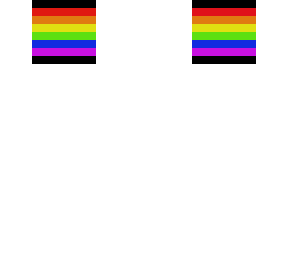 rainbow head