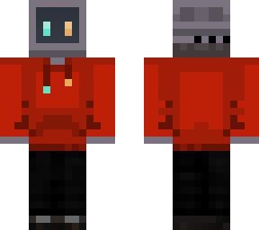red hoodie