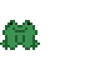 simple pixelated frog :)