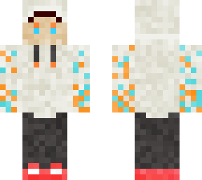 white fire and ice skin