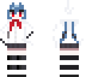 yuko yurei with hoodie  and twintails made by ibrel