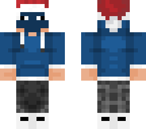 christmas hat mask boy
