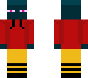 enderman with airpods and hat