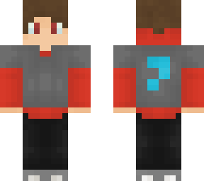 hoodie boy with red eyes