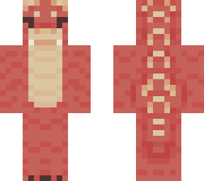 red dragon with tail