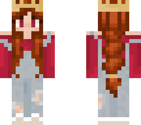 technoblade inspired girl by kitten perfect hair recolor 2