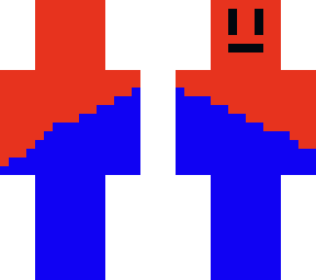 blue and red