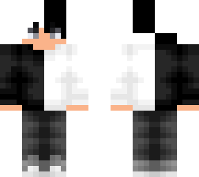 dark black and white