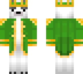 king polar bear (green)