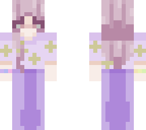 aesthetic purple girl