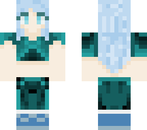 blue girl