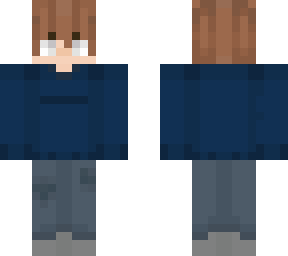 blue hoodie