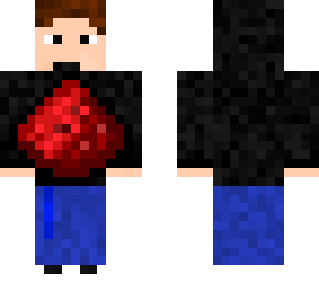 boy with hoodie (redstone art by monkeyman1109)