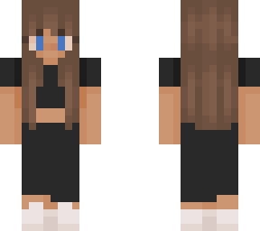 brown hair blue eyes | Minecraft Skin