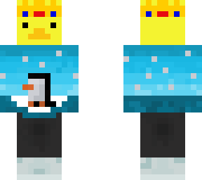 duck with penguin clothes