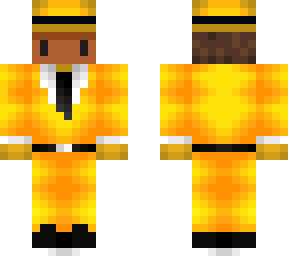 Fancy yellow suit man | Minecraft Skin