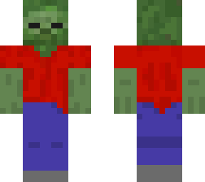 red shirt zombie
