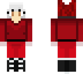 red winter outfit