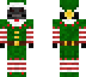 skeleton christmas elf