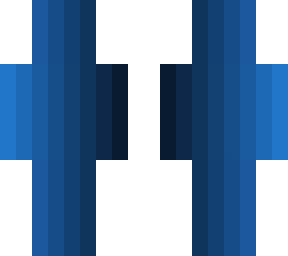 skin with a great effect with the color blue